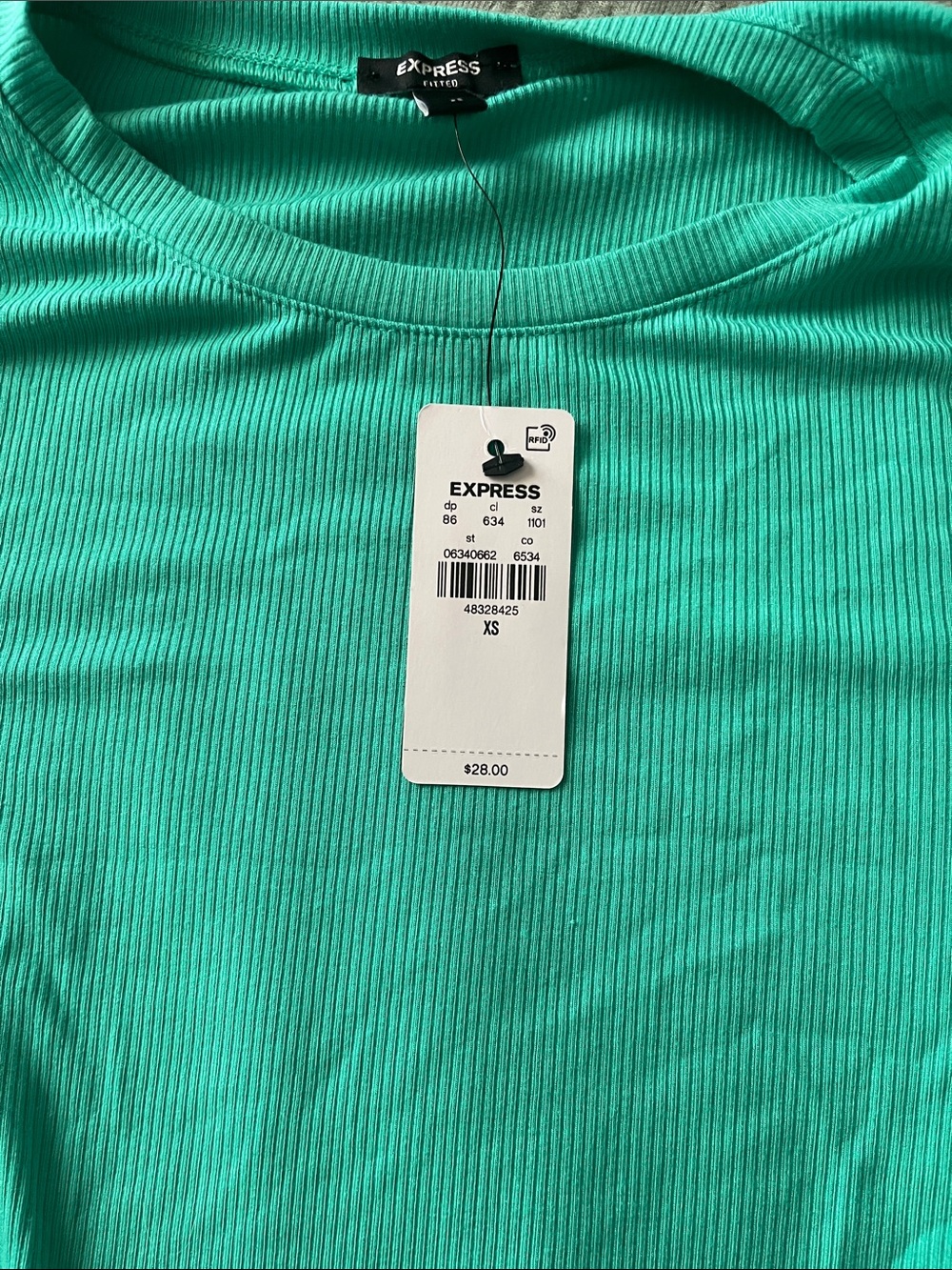 Express ribbed tee - Picture 2 of 2